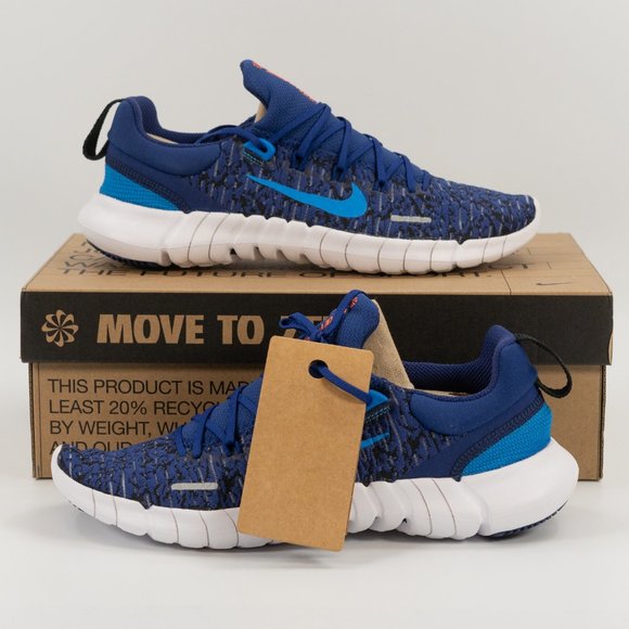 Nike Free Run 5.0 Next Nature 'Deep Royal Photo Blue' FJ3996-455 size 7 - 14 - Picture 9 of 16